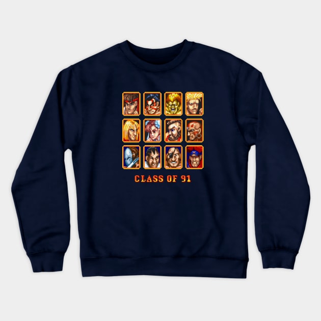 Class of 91 Crewneck Sweatshirt by Quillix